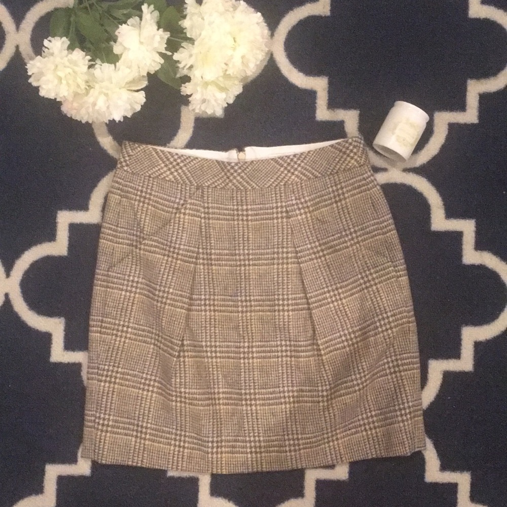 Adorable plaid JCrew skirt